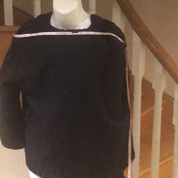 NWOT Black hooded jacket with pencil skirt suit - Picture 5 of 6